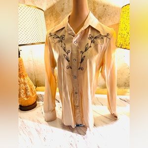 Vintage 1970s Western Cowgirl Shirt